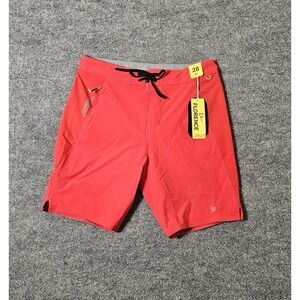Florence Marine X F1 Burgee Cordura Boardshort Men's Size 28 QuickDry Red